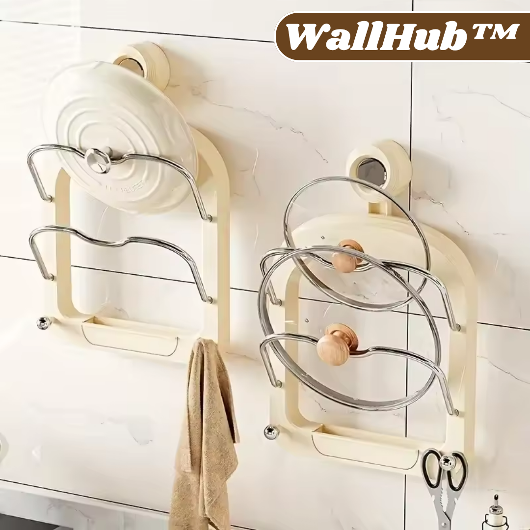 WallHub™ – Mehrzweck-Küchen-Deckelhalter