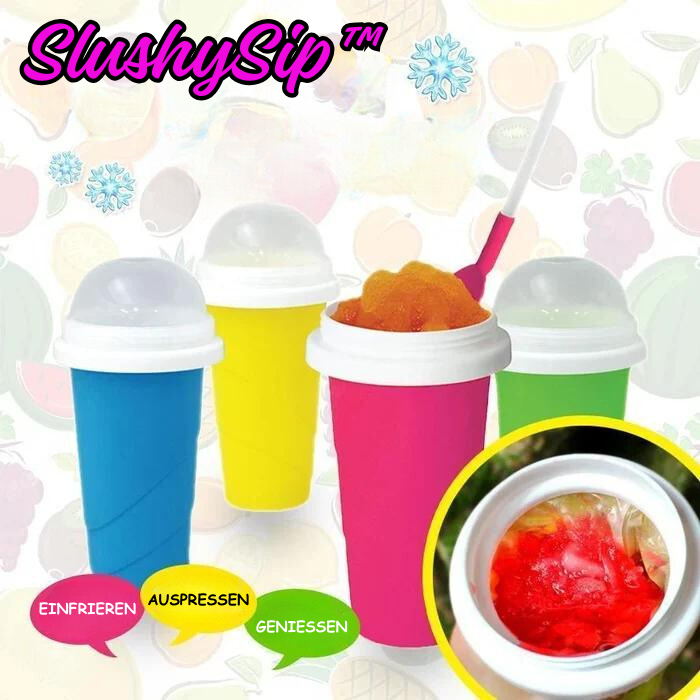 SlushySip™ | Smoothie Slushy Becher