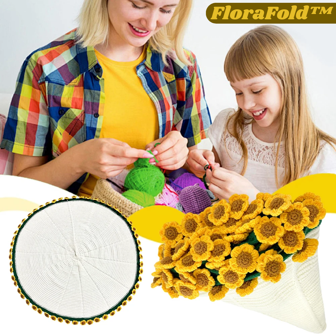 FloraFold™ - Rosenstrauß Decke