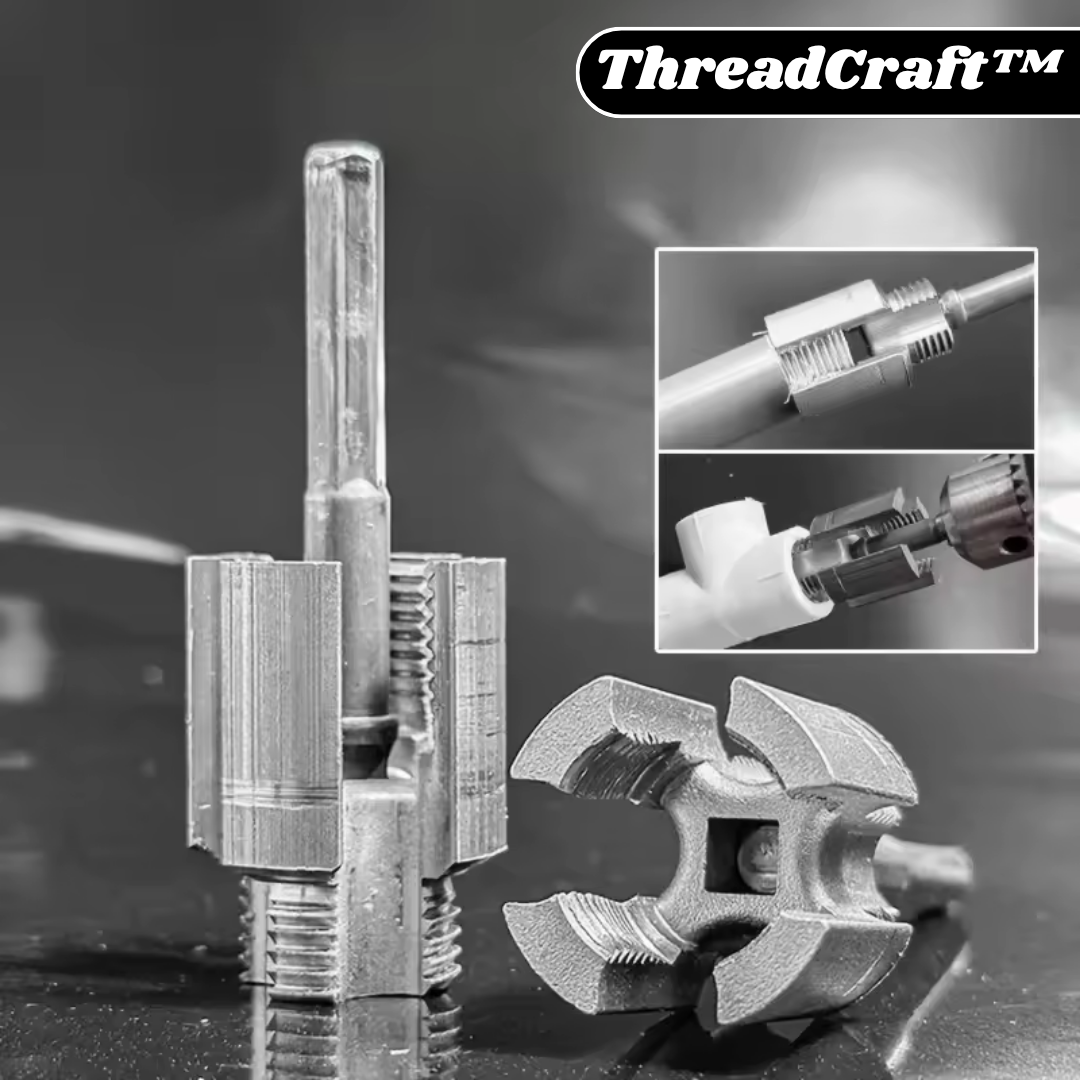 ThreadCraft™ - 2-in-1-Rohrgewindeschneider – Vontaro