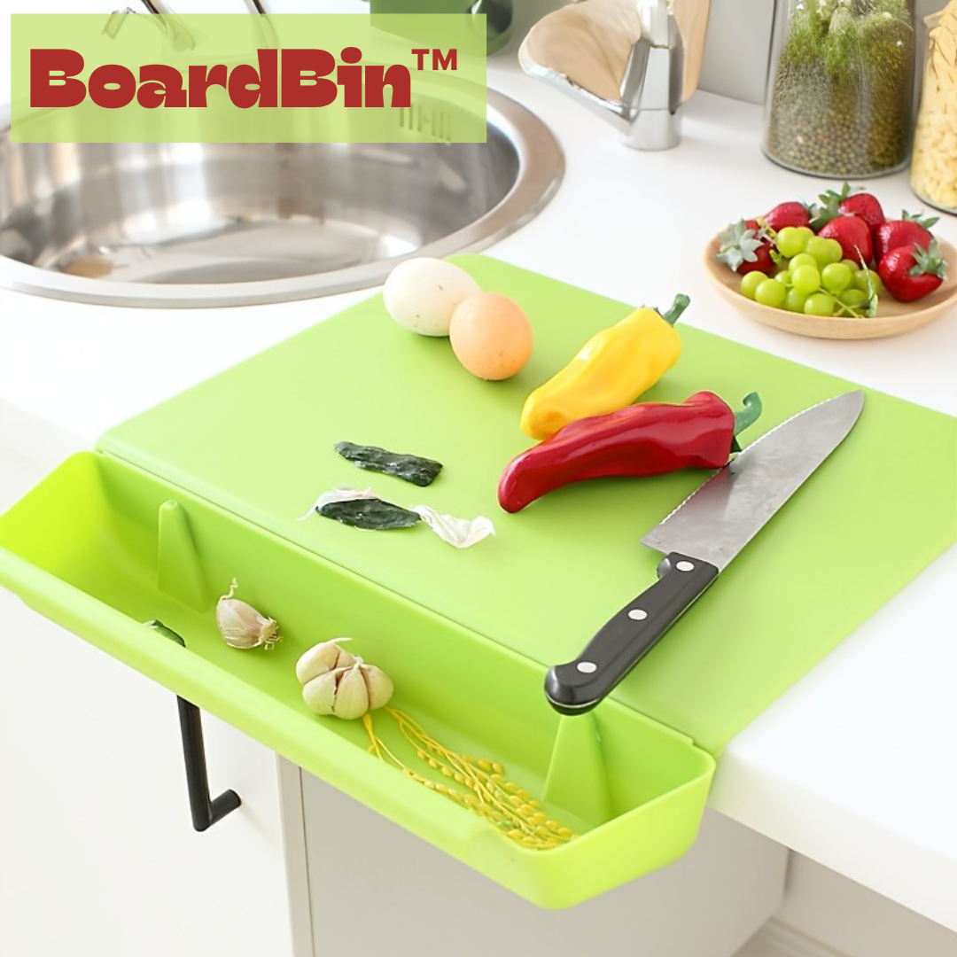 BoardBin™ - Schneidebrett mit integriertem Fach