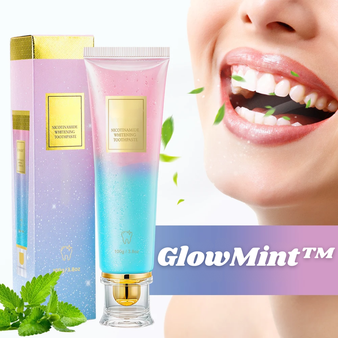 GlowMint™ - Niacinamid-Zahnpasta zur Zahnaufhellung