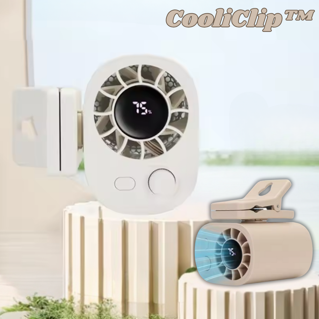 CooliClip™ - Tragbarer Clip-On-Ventilator