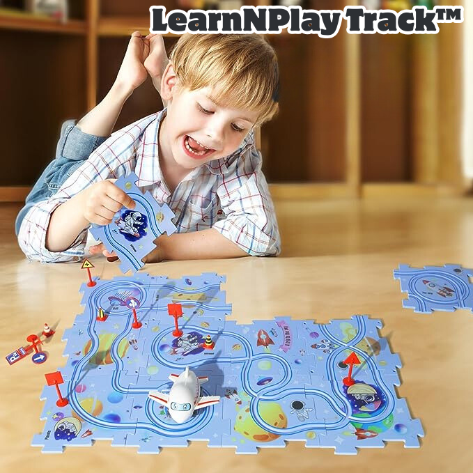 LearnNPlay Track™ | Puzzle-Rennauto-Spielset