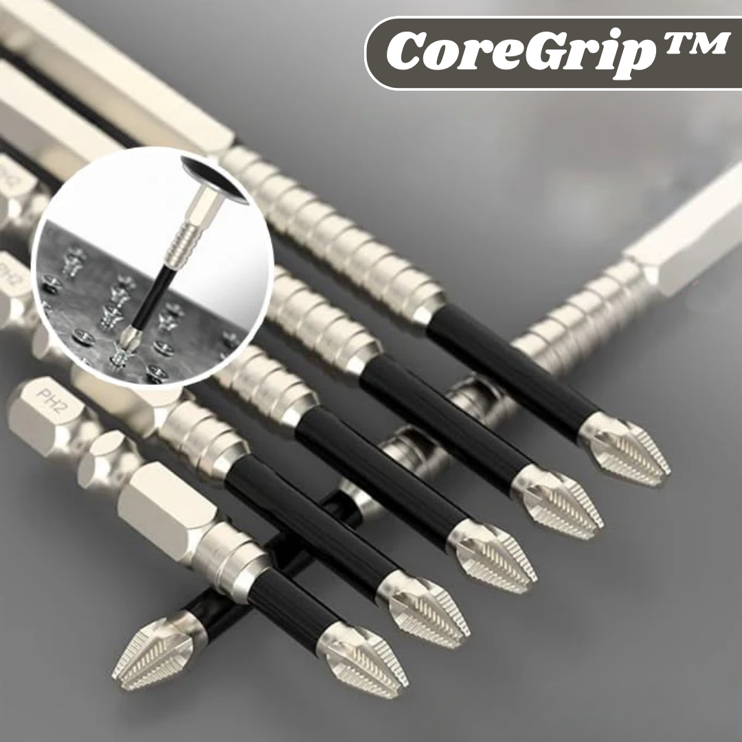 CoreGrip™ - Anti-Rutsch Bohrer-Bit Set
