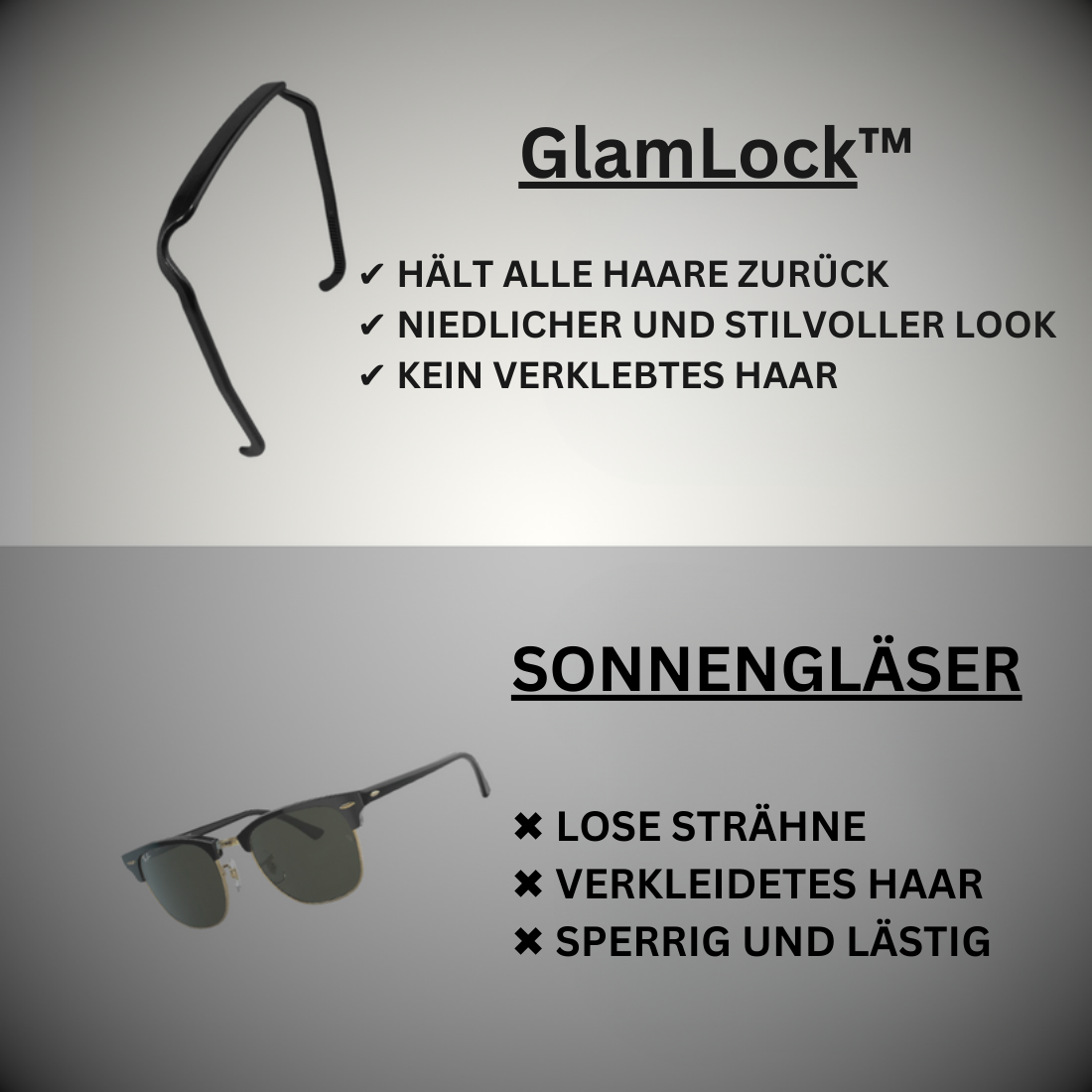 GlamLock™ Frisur Festes Stirnband (1+1 GRATIS)