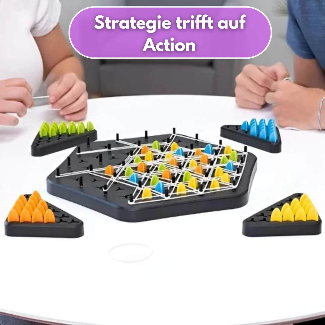 Triova™ - Gummiband-Dreieck-Schachspiel