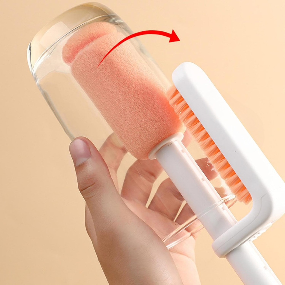 TwinClean™ - 3-in-1 Flaschenbürste