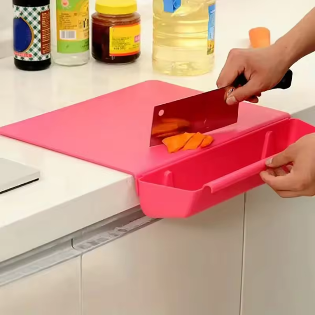 BoardBin™ - Schneidebrett mit integriertem Fach