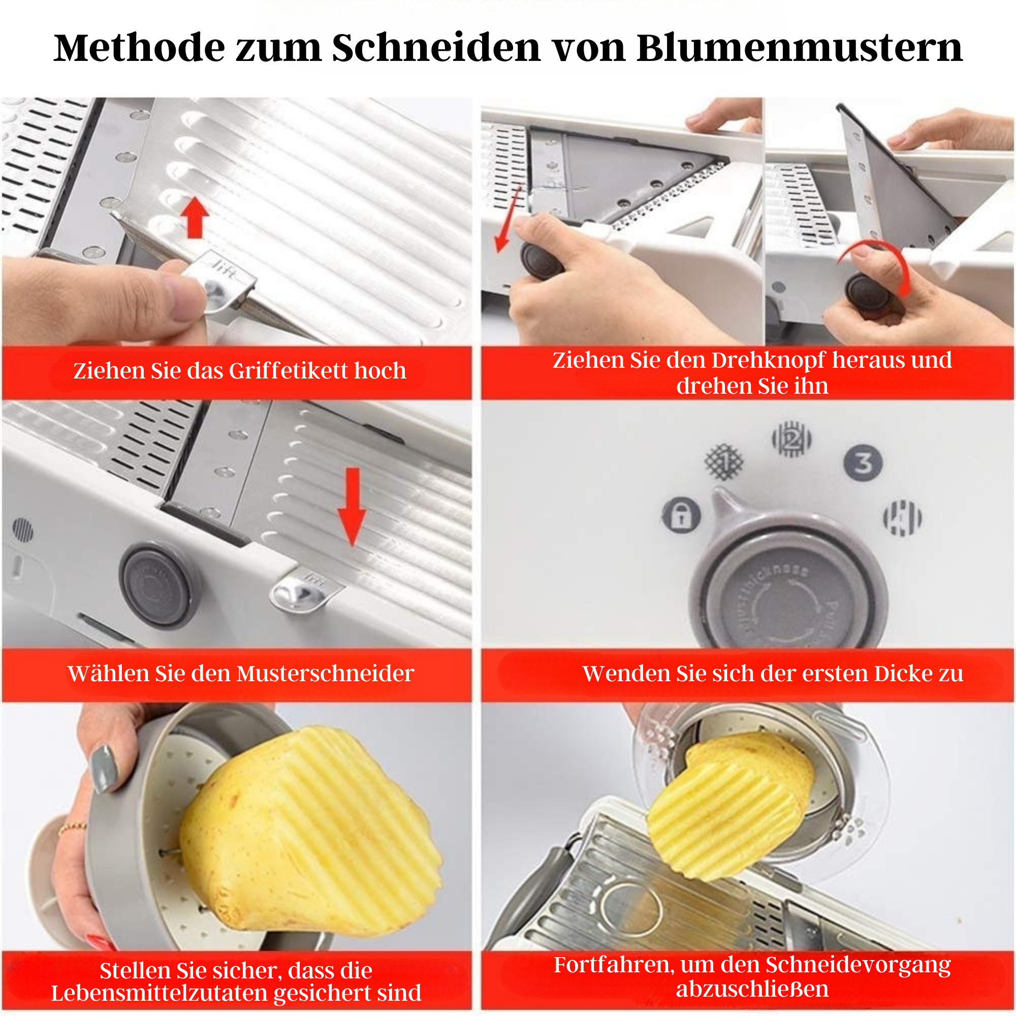 SliceMaster™️ I Einstellbarer Gemüseschneider