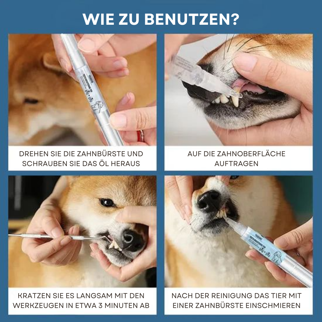 PawSparkle™ Haustier-Zahnbürstenstift (1+1 GRATIS)