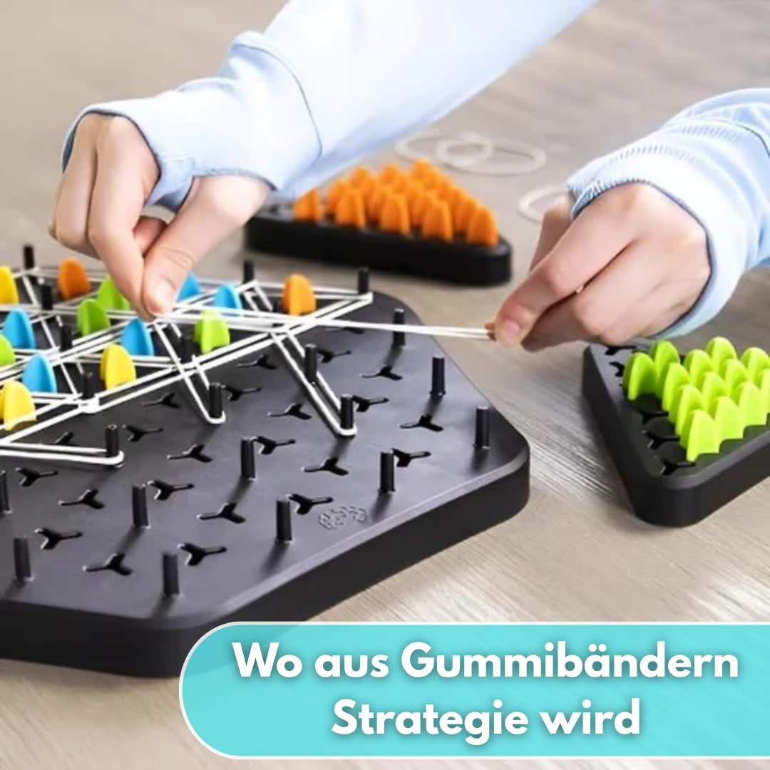 Triova™ - Gummiband-Dreieck-Schachspiel