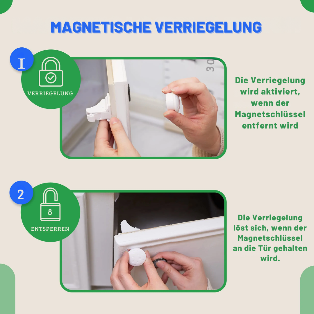 LockiMag™ - Schrank verstecktes Schloss