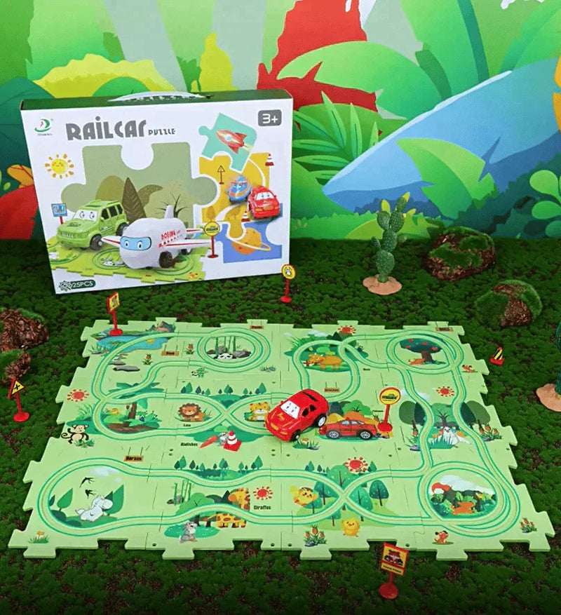 LearnNPlay Track™ | Puzzle-Rennauto-Spielset