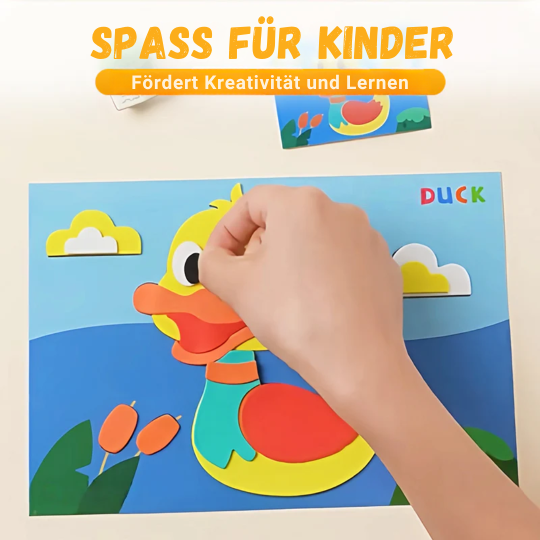 StickiCraft™ - 3D-Aufkleber-Puzzles