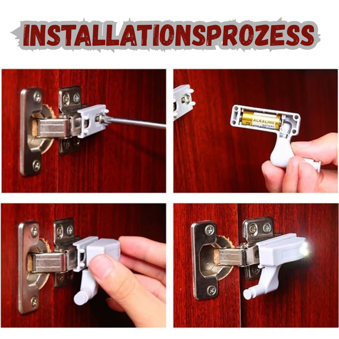GlowHinge™ - Automatische LED Scharnierlampe (1+1 GRATIS)