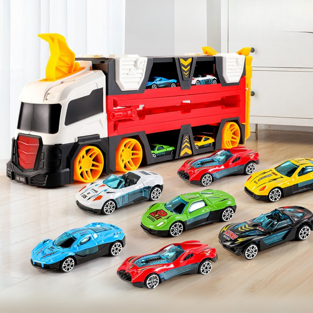 RaceTruck™ - 2-in-1 Klappbare Rennstrecken-Spielzeug