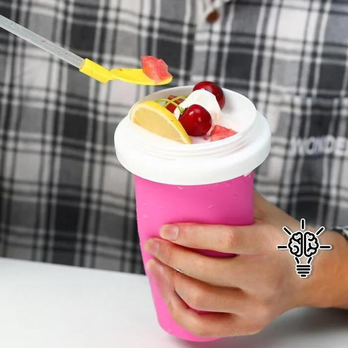 SlushySip™ | Smoothie Slushy Becher