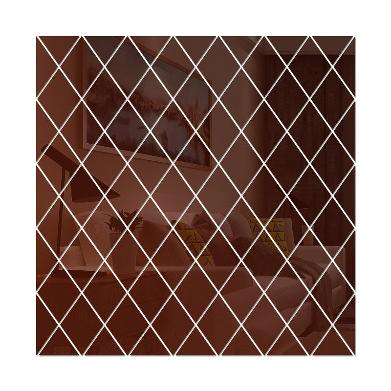 WallGleam™ Rhombus Acryl-Spiegel Wandaufkleber