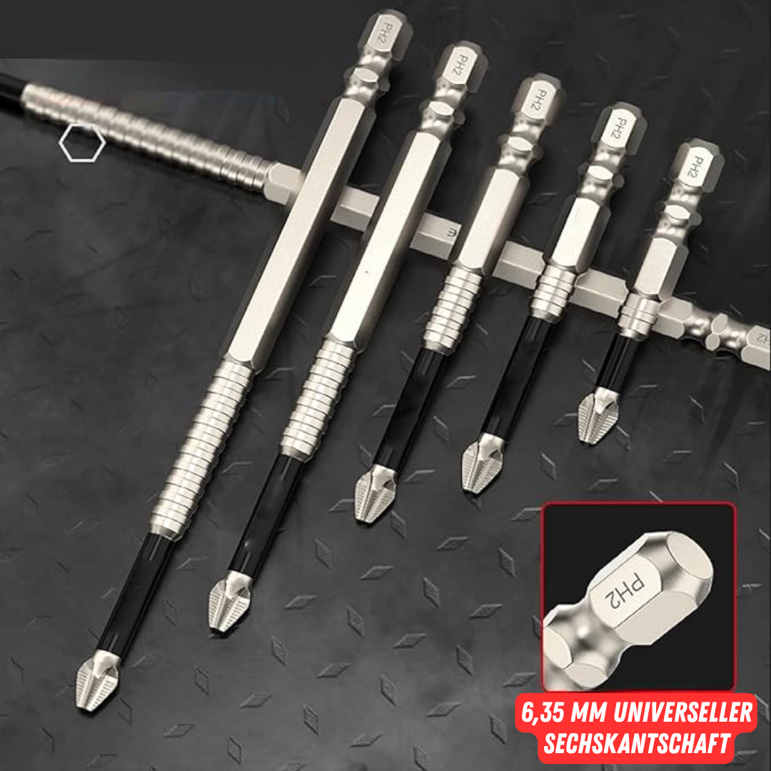 CoreGrip™ - Anti-Rutsch Bohrer-Bit Set
