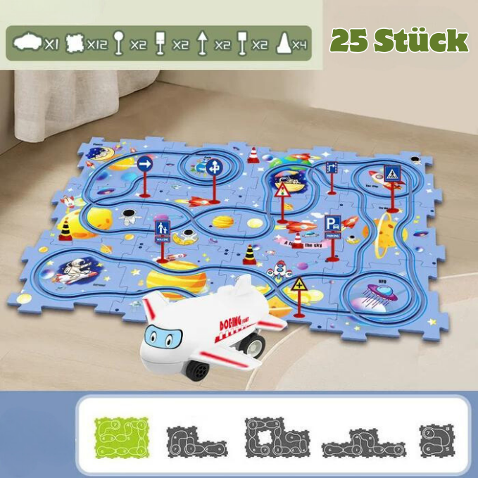 LearnNPlay Track™ | Puzzle-Rennauto-Spielset