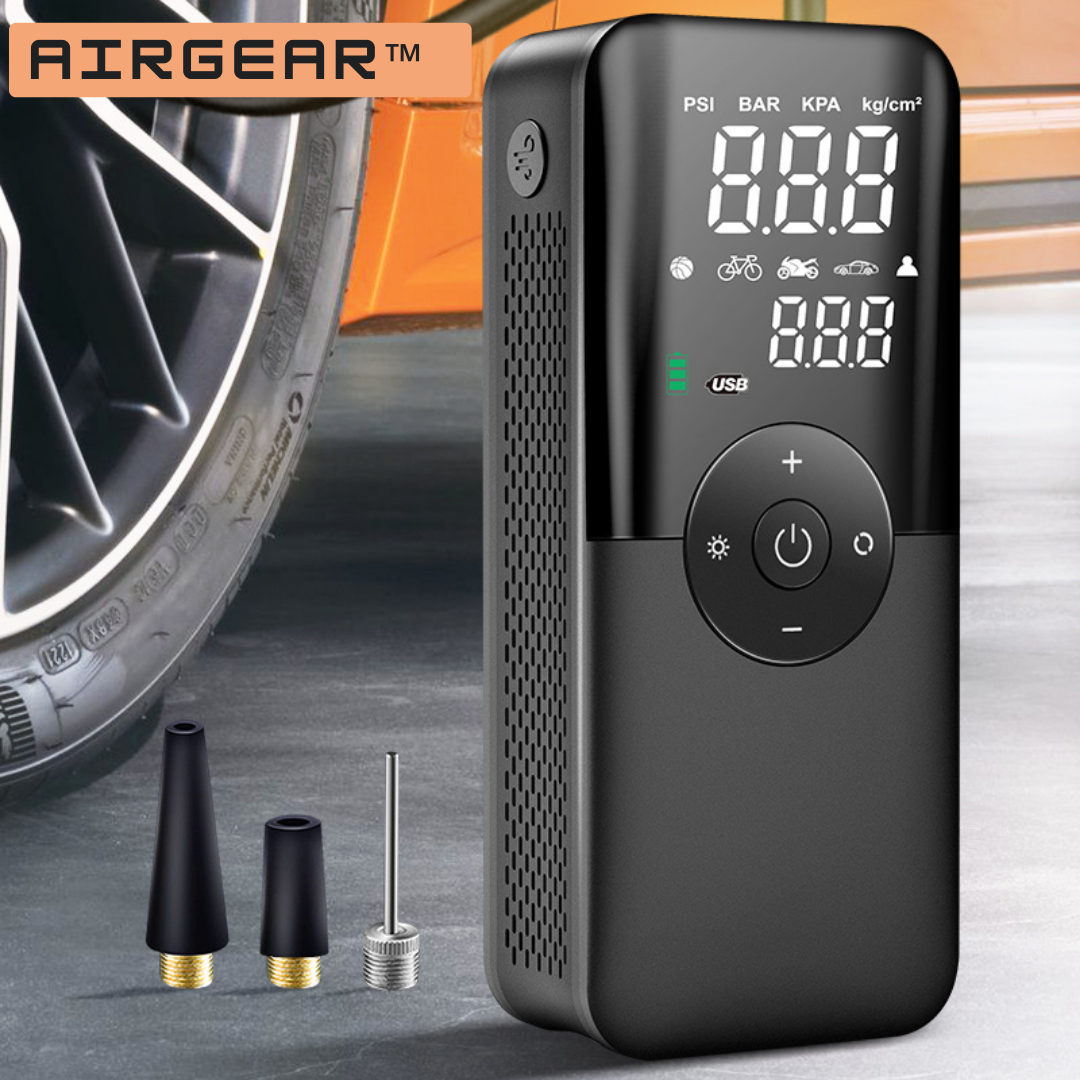 AirGear™ - Tragbare Auto-Luftpumpe