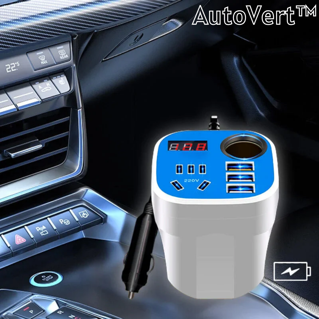 AutoVert™ Becherladegerät für das Auto (1+1 GRATIS)