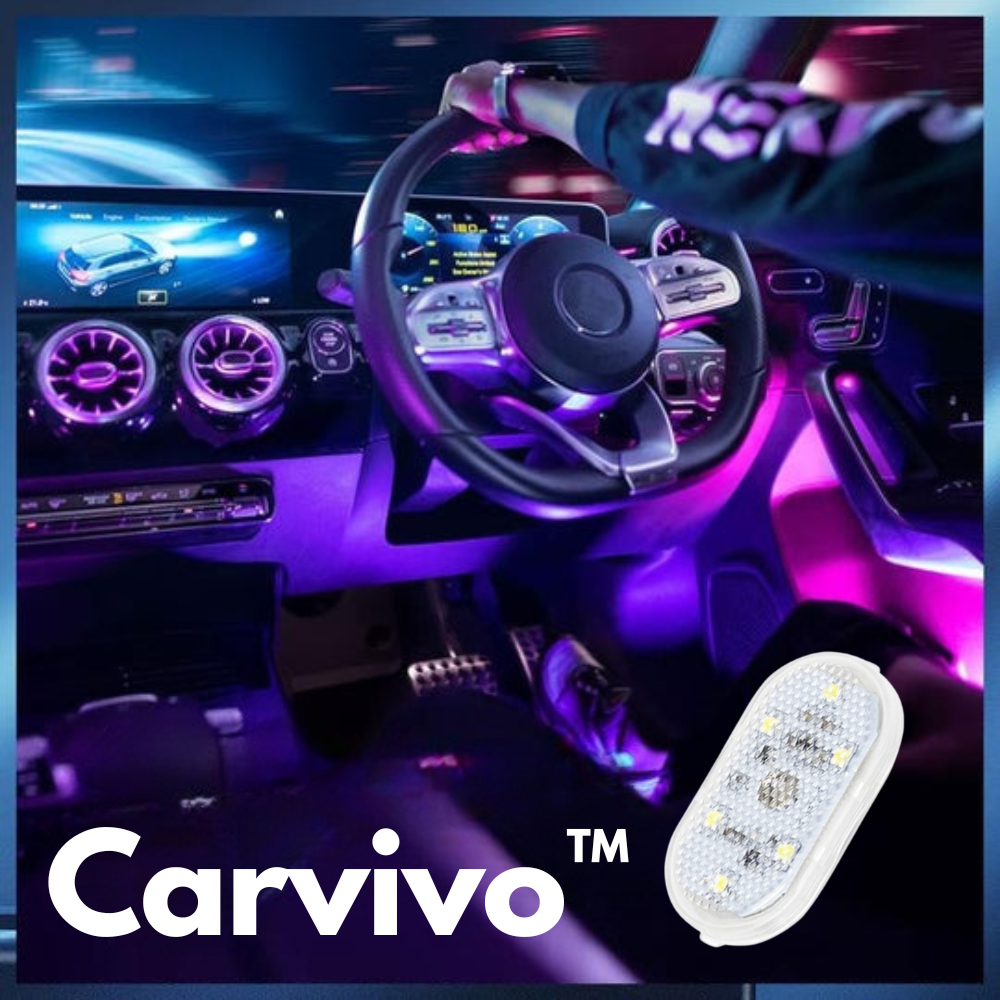 Carvivo™ - Auto-Innenraum-LED-Tastleuchte (2+2 GRATIS)