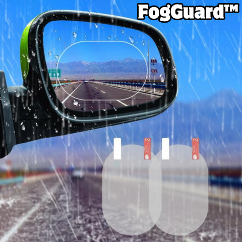 FogGuard™ | Auto-Spiegel Anti-Beschlag Folie (2+2 PAAR)