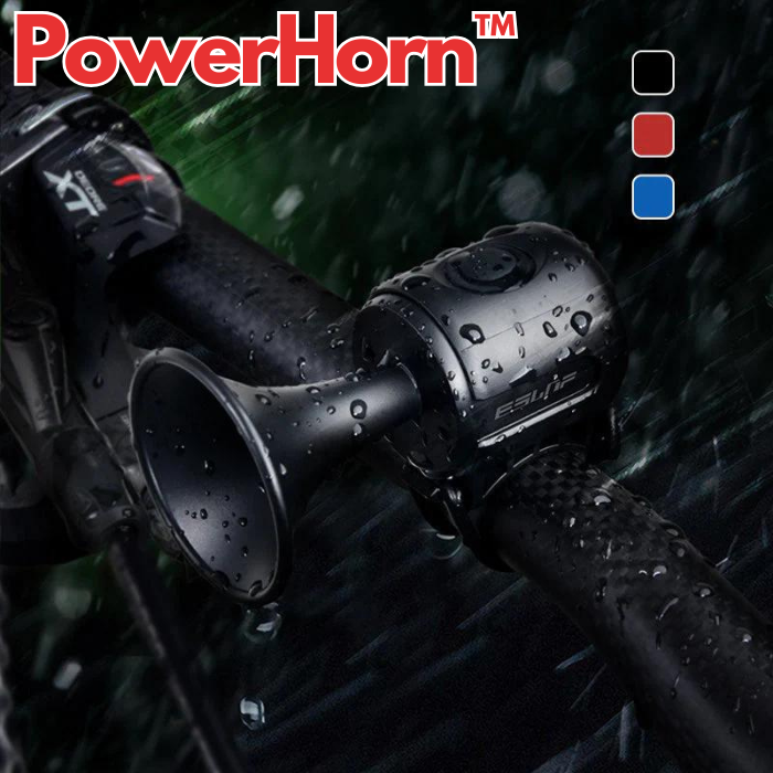 PowerHorn™ | Elektrische Fahrradhupe (1+1 GRATIS)