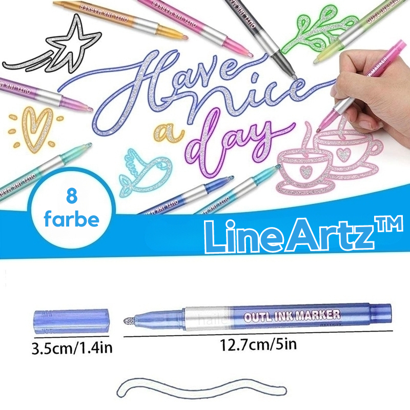 LineArtz™ - Umrissmarkierungsset (8+8 GRATIS)