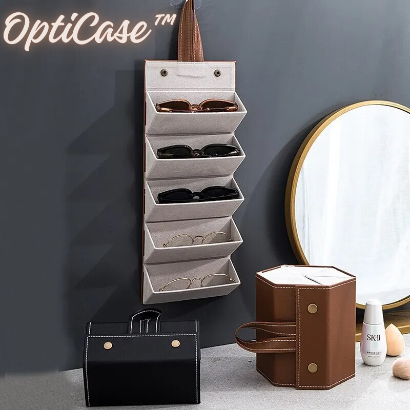 OptiCase™ - Tragbarer Brillen-Organisator