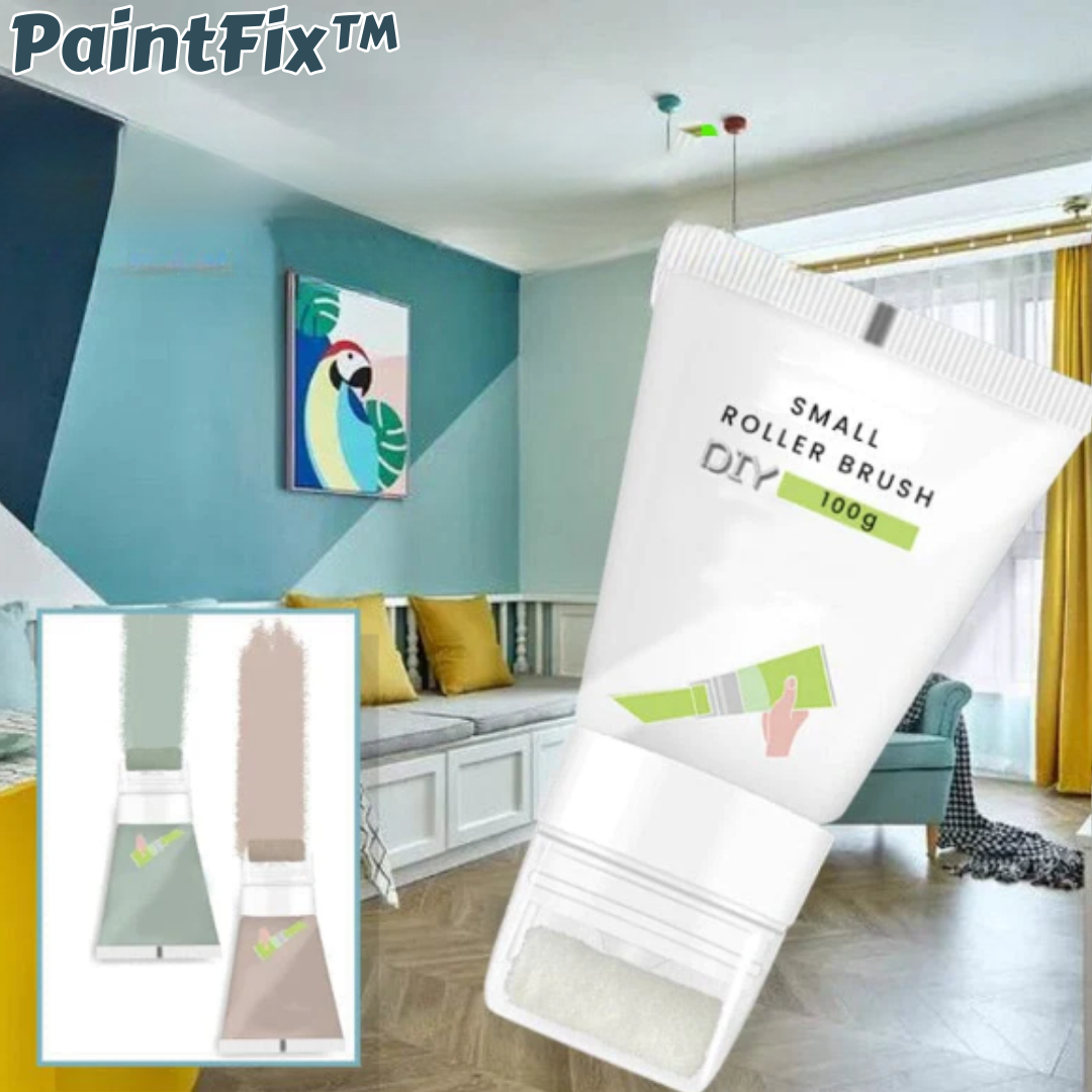 PaintFix™ Kleiner rollender Latex-Farbpinsel (1+1 GRATIS)