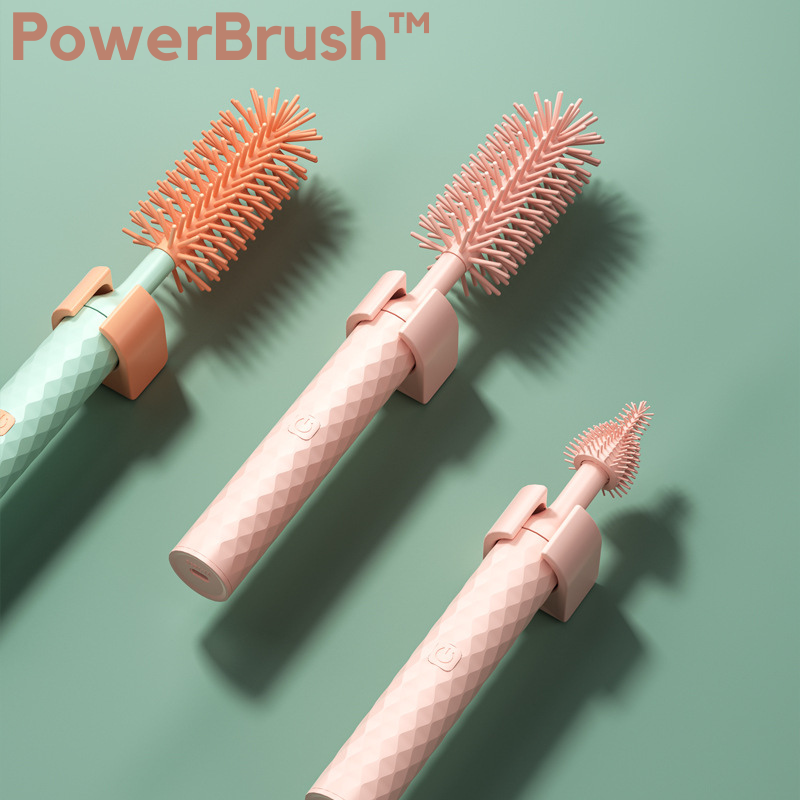 PowerBrush™ - Elektrische Silikon-Flaschenbürste