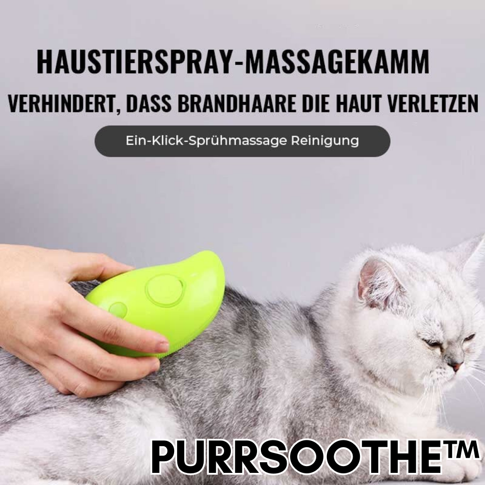PurrSoothe™ | Haustierspray Massagekamm (1+1 GRATIS)