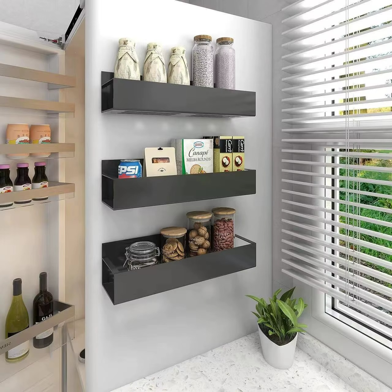 MagShelf™ – Magnetisches Kühlschrankregal (1+1 GRATIS)