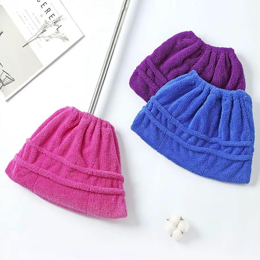 EasySweep™ – Korallenfleece Besenbezug (5 Stück)