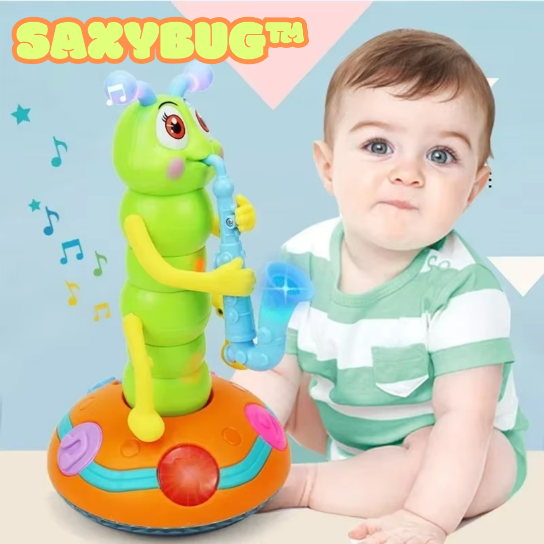 SaxyBug™ – Saxophon-Raupen-Spielzeug