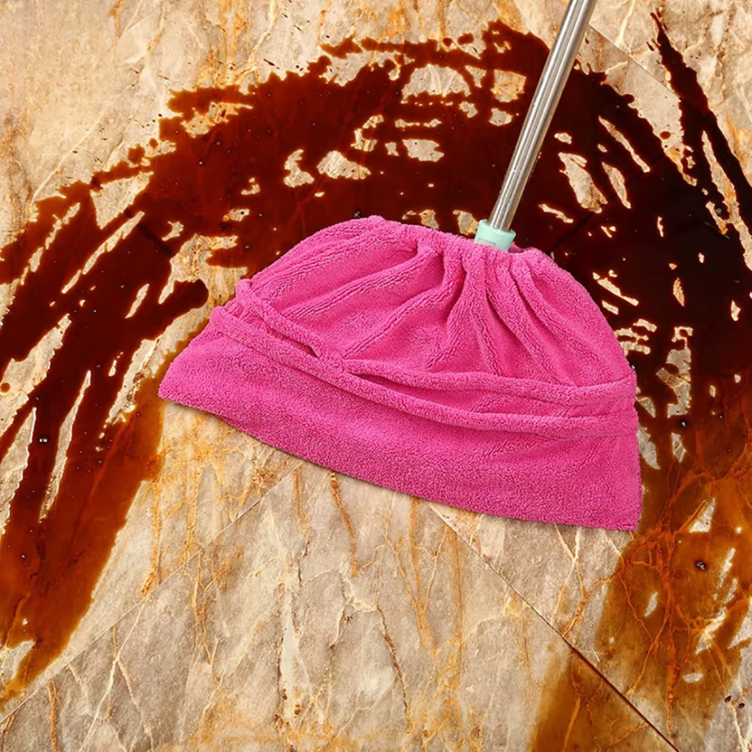 EasySweep™ – Korallenfleece Besenbezug (5 Stück)