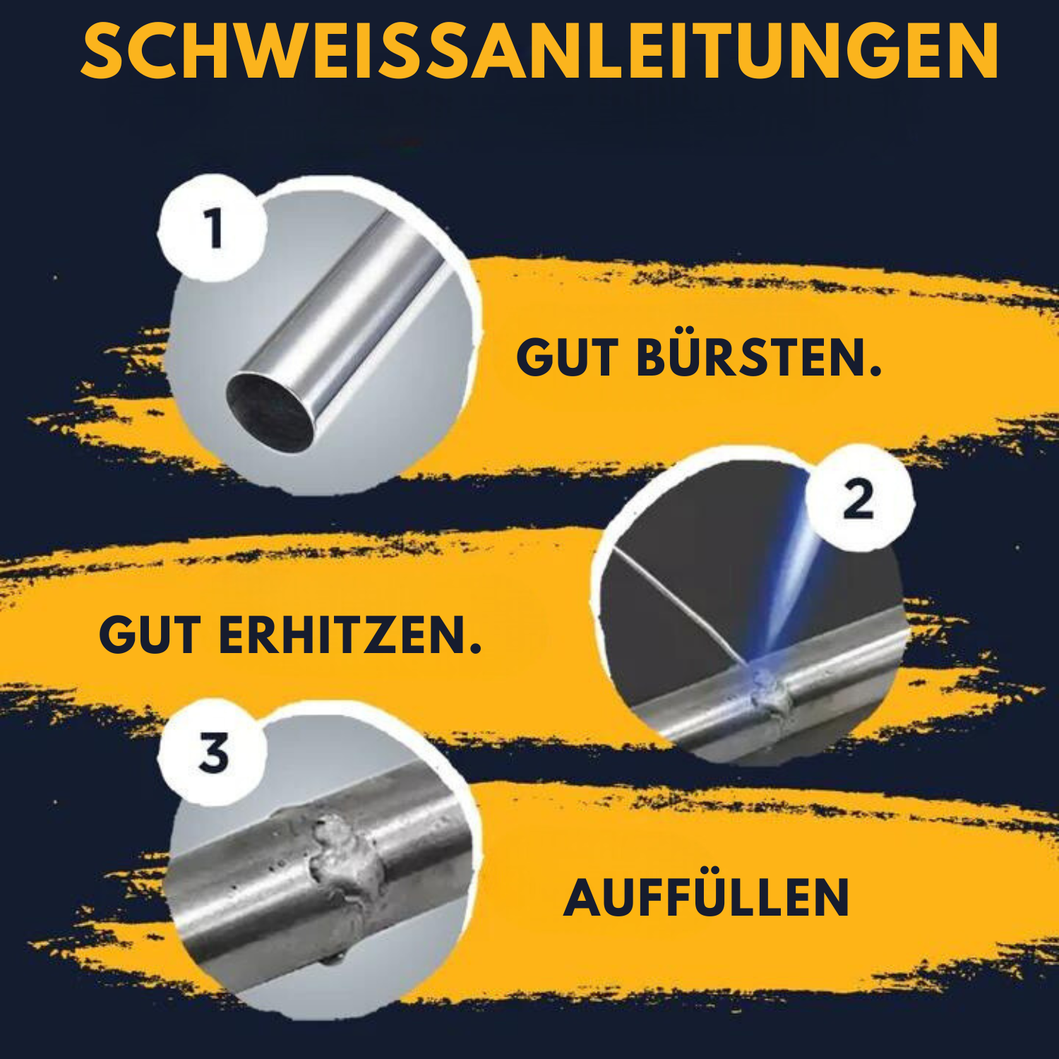 FluxFuse™ | Lösungsschweißen Flussmittelkernstäbe (20+20 GRATIS)