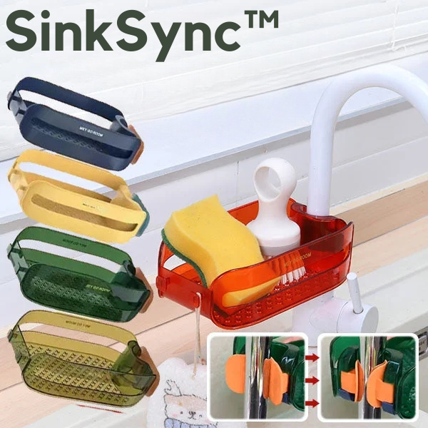 SinkSync™ - Spülbecken-Schwammhalter (1+1 GRATIS)