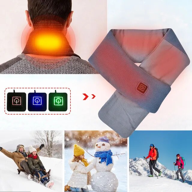 WarmWrap™ Wiederaufladbarer beheizter warmer Schal