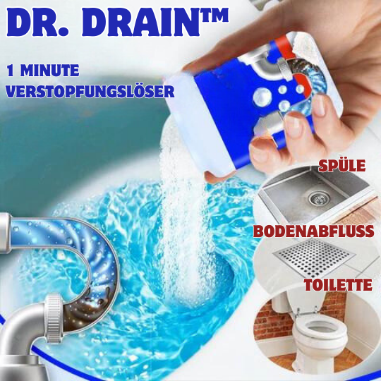 Dr. Drain™ | Leistungsstarkes Rohr-Baggermittel (1+1 GRATIS)