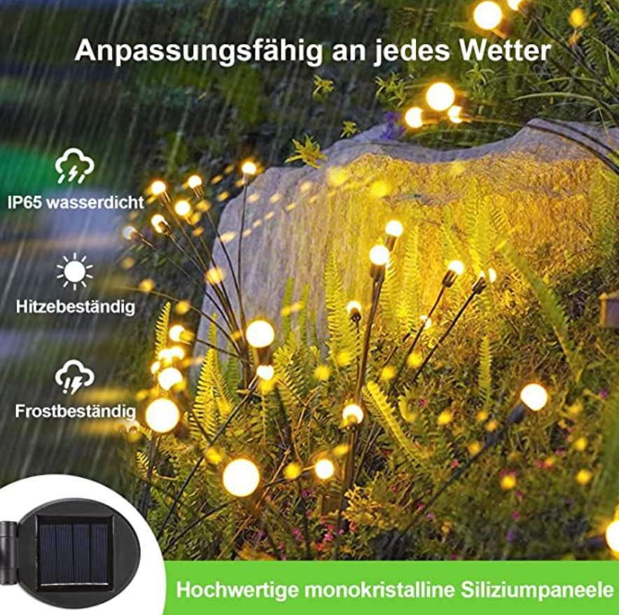 SunFlare™ | Solarbetriebene Glühwürmchen-Lichter