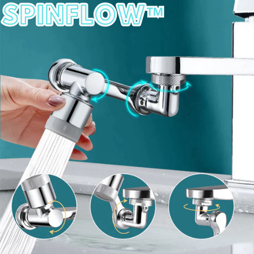 SpinFlow™ | 1080° Drehbare Wasserhahn (1+1 GRATIS)