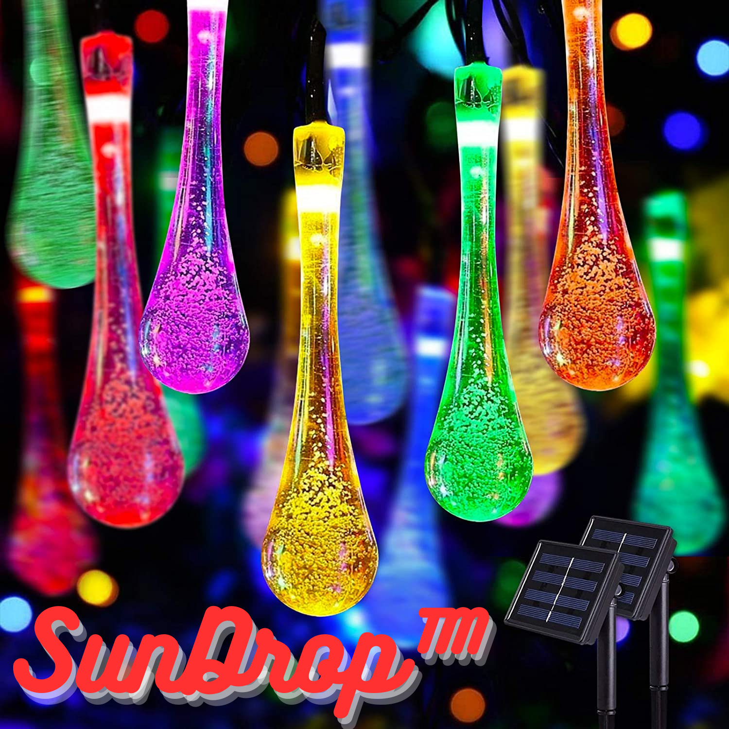 SunDrop™ - Wassertropfen-Solarlichter