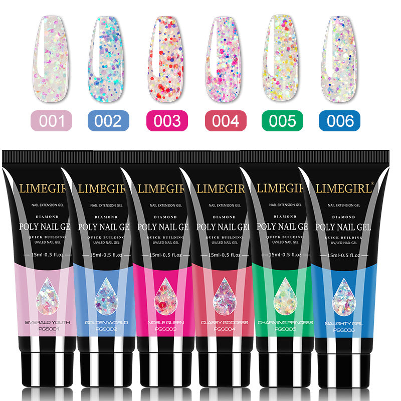 LimeGirl® - Poly-Nagelgel-Set