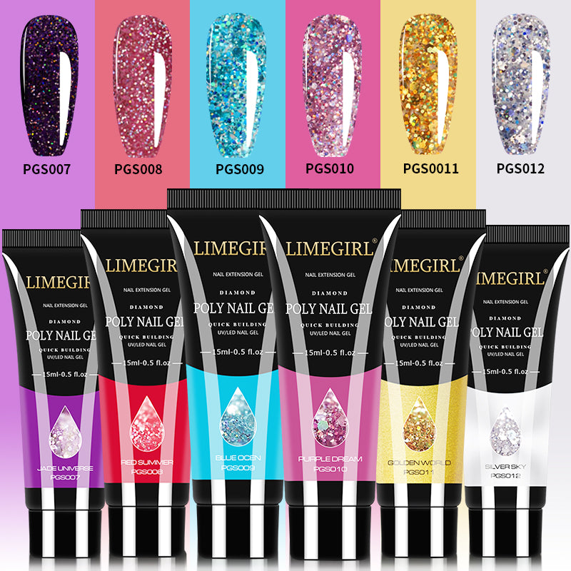 LimeGirl® - Poly-Nagelgel-Set