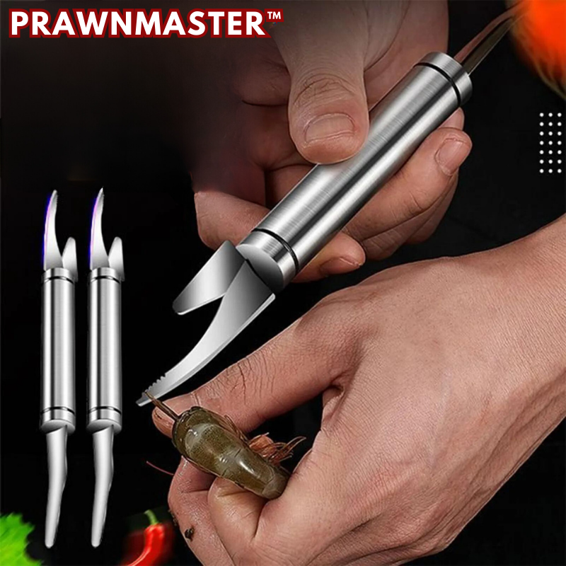 PrawnMaster™ | Multifunktionaler Garnelen- und Fischschäler (1+1 GRATIS)