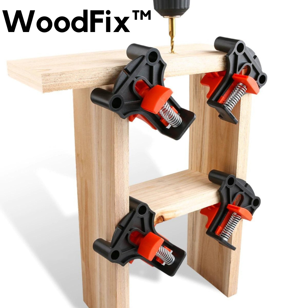 WoodFix™ - Holz-Winkelklammern (Satz von 4 Stück)